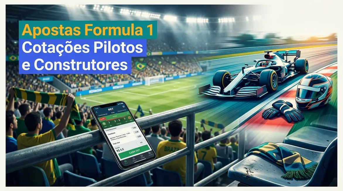Apostas Formula 1 Cotações Pilotos e Construtores